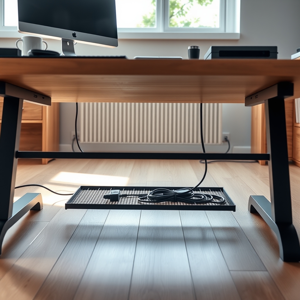 Under Desk Cable Management Tray: 7 Best Ways to Organize Your Wires 2 under desk cable management tray - Illustration 1